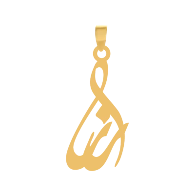 آویز گردنبند طلا ۱۸ عیار اسم رزا