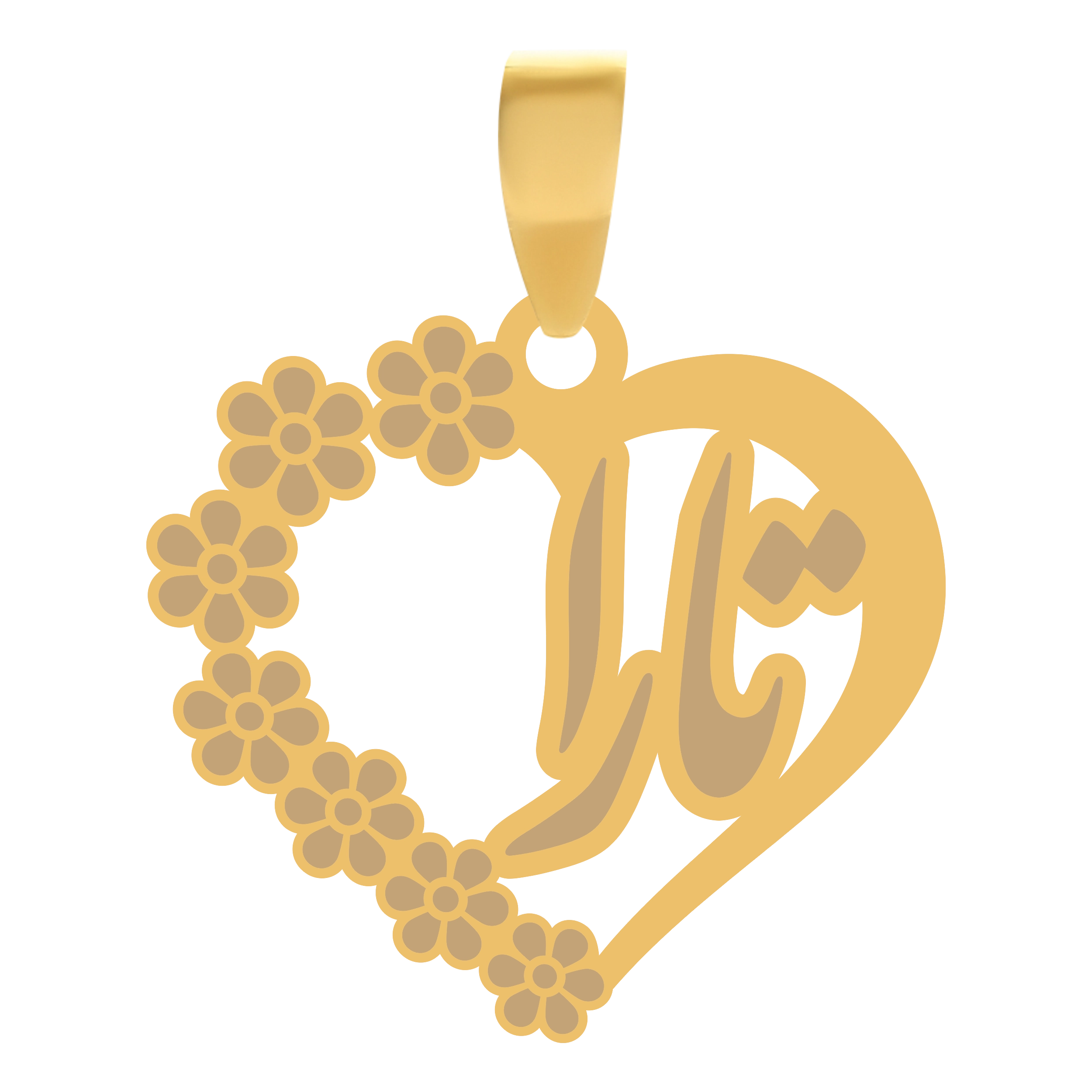 تارا آویز گردنبند طلا ۱۸ عیار قلب اسم تارا