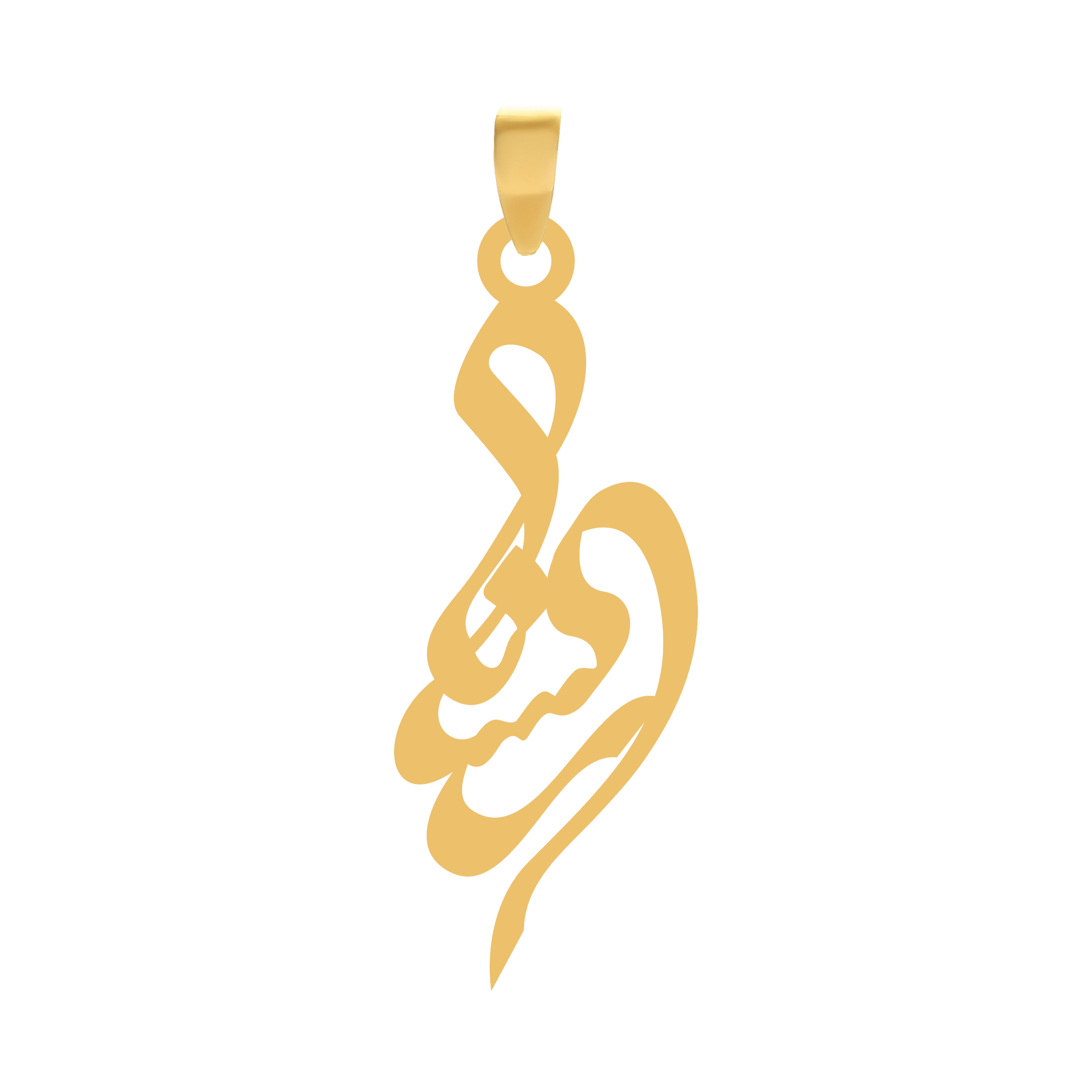 رکسانا آویز گردنبند طلا ۱۸ عیار اسم رکسانا
