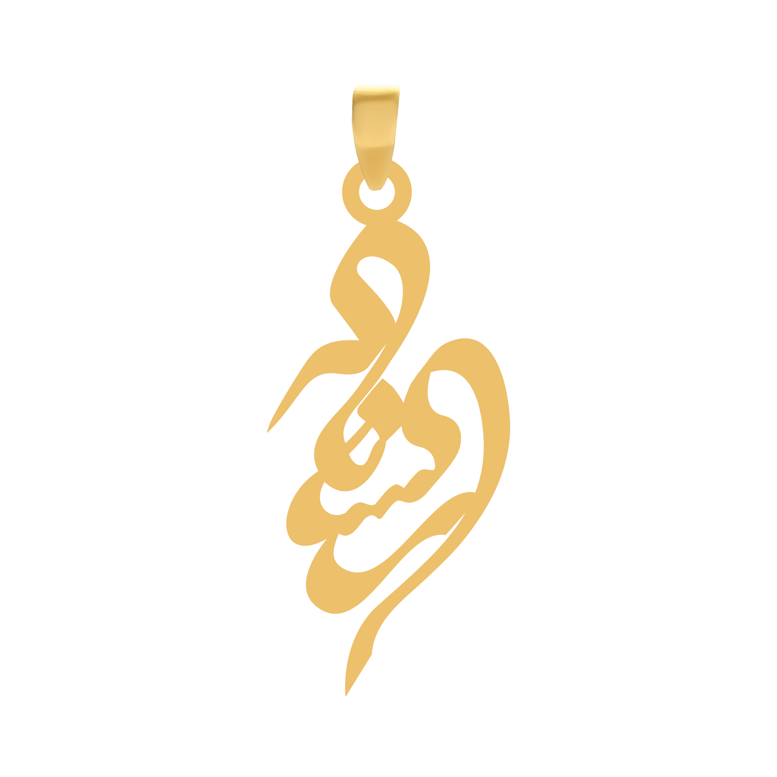 رکسانه آویز گردنبند طلا ۱۸ عیار اسم رکسانه