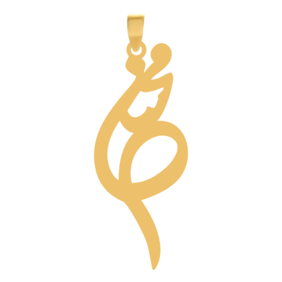 آویز گردنبند طلا ۱۸ عیار اسم محسن