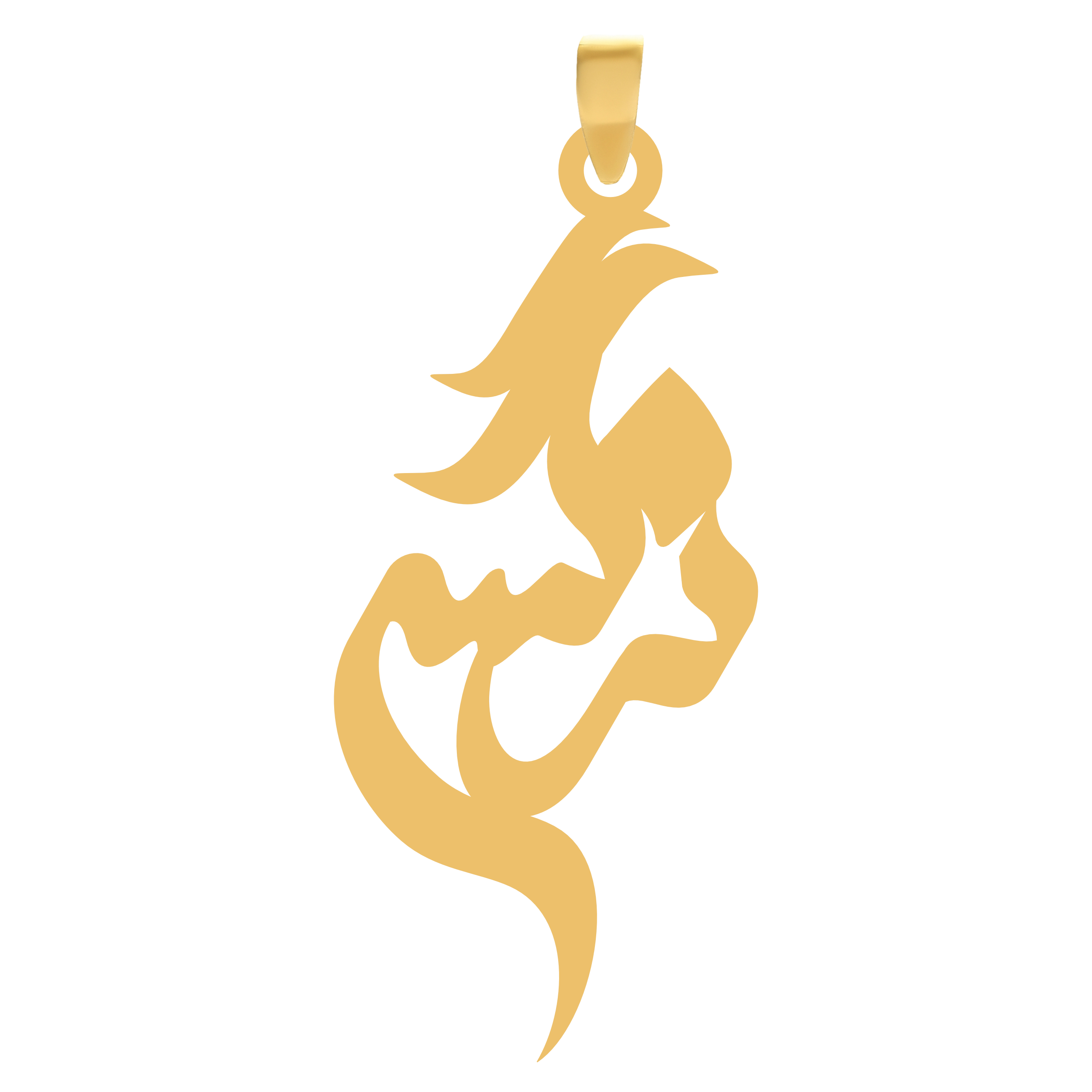 نرگس2 آویز گردنبند طلا ۱۸ عیار اسم نرگس نستعلیق